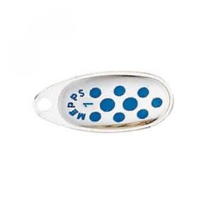 Блесна вращ. Mepps COMET PTS, 1, SILVER/Blue dots