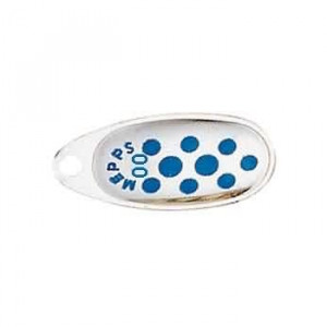 Блесна вращ. Mepps COMET PTS,  00, SILVER/Blue dots