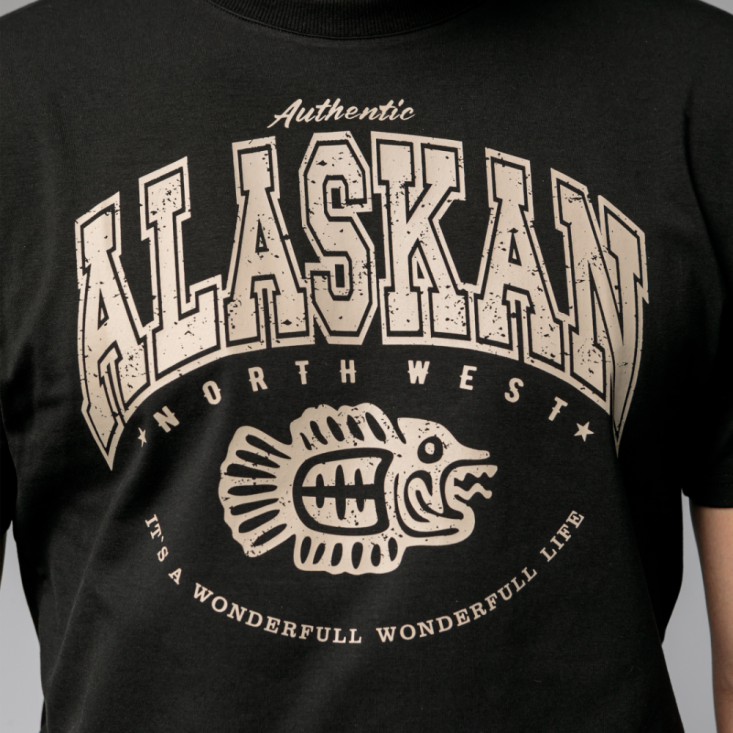 Футболка Alaskan черная XXL